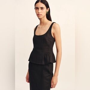 Posse Rosalie Top black Size XS